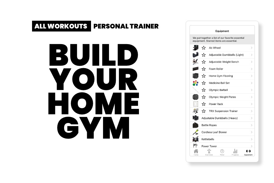 Build Your Home Gym App