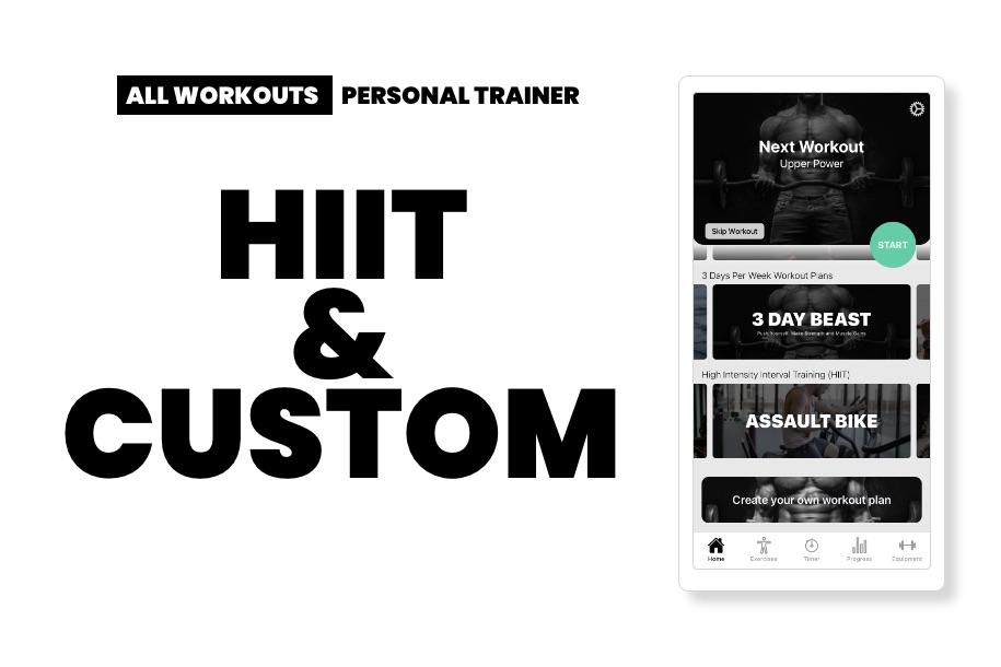 HIIT and Custom Workouts