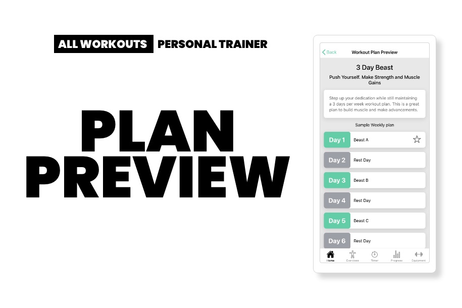 Workout Plan Preview