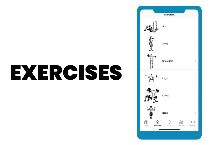Exercises Screen
