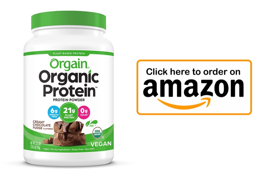 Orgain Organic Plant Based Protein Powders for Muscle Gain
